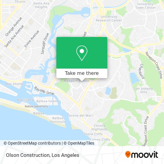 Mapa de Olson Construction