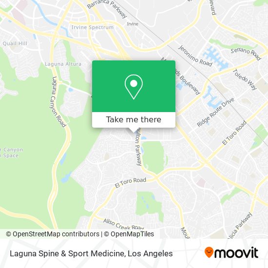 Laguna Spine & Sport Medicine map