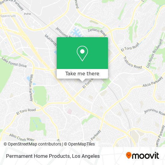 Permament Home Products map