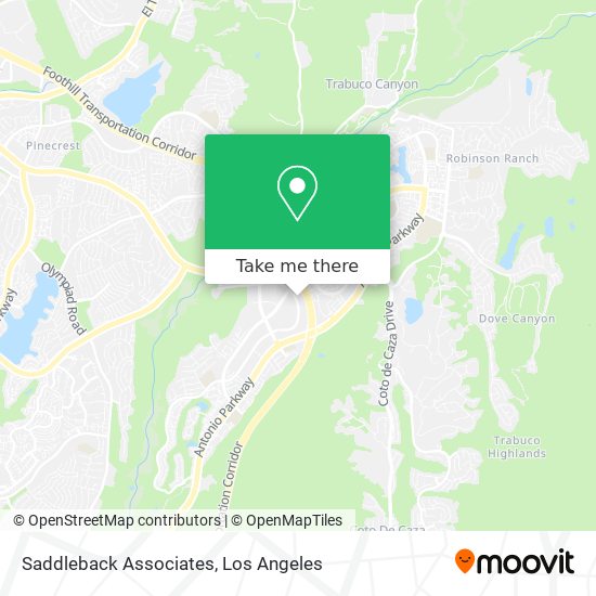 Mapa de Saddleback Associates
