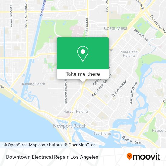 Downtown Electrical Repair map