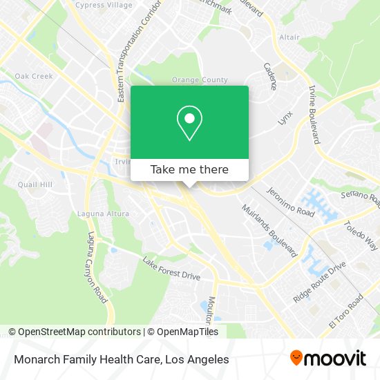 Monarch Family Health Care map