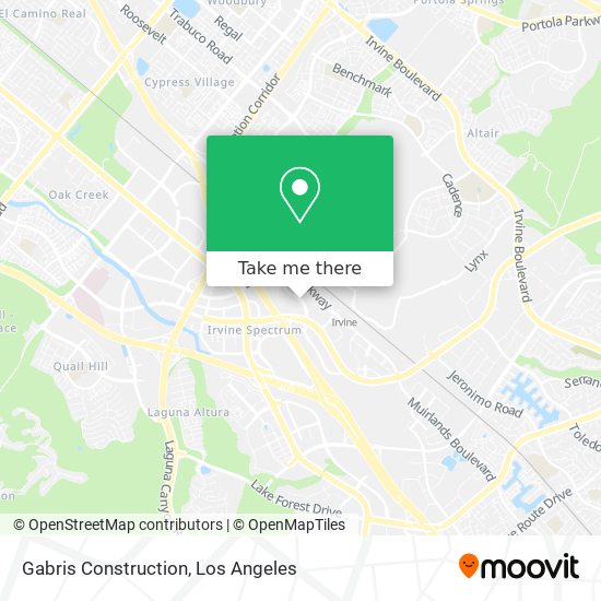 Gabris Construction map