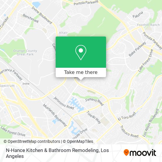 Mapa de N-Hance Kitchen & Bathroom Remodeling