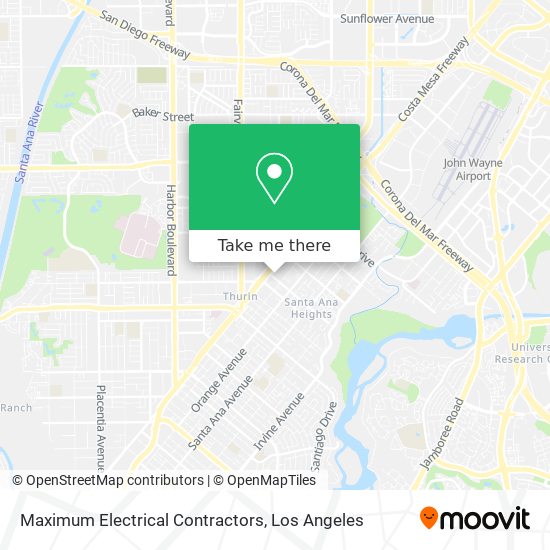 Maximum Electrical Contractors map