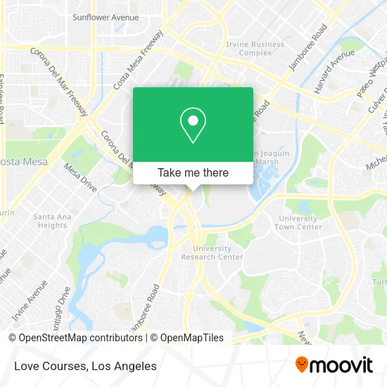 Love Courses map