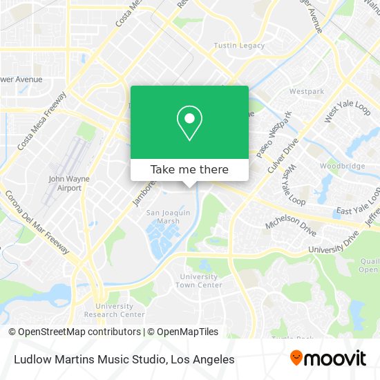 Mapa de Ludlow Martins Music Studio