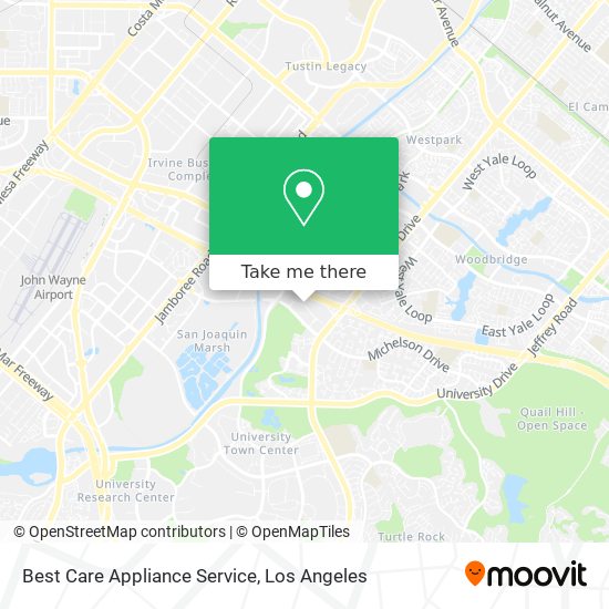 Best Care Appliance Service map