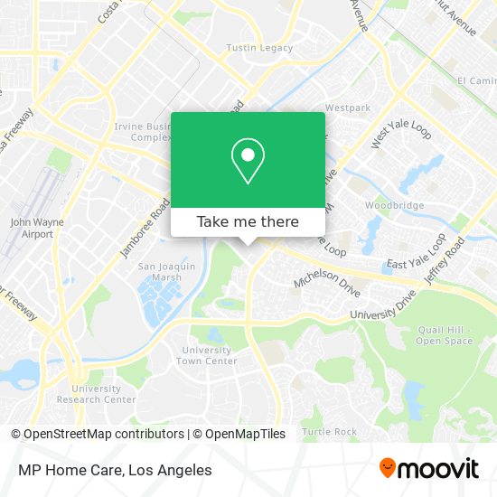 MP Home Care map