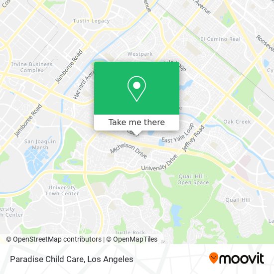 Mapa de Paradise Child Care