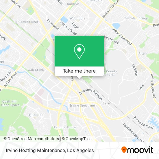 Mapa de Irvine Heating Maintenance