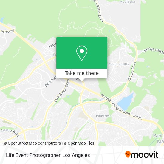 Life Event Photographer map