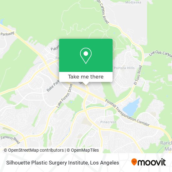 Silhouette Plastic Surgery Institute map