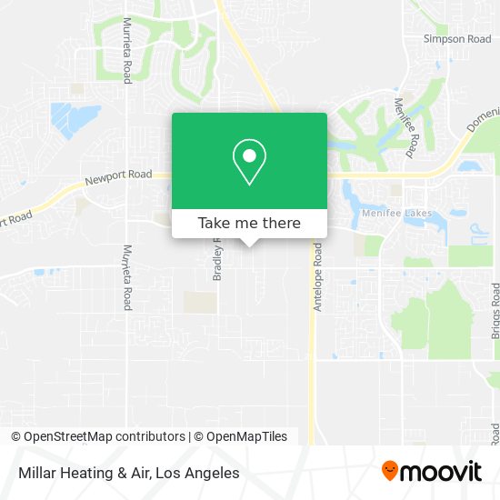 Millar Heating & Air map