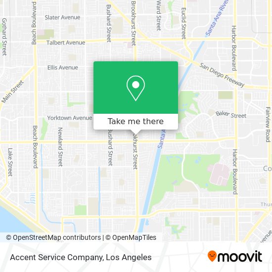 Accent Service Company map