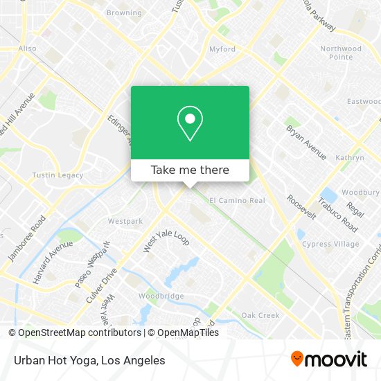 Urban Hot Yoga map