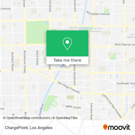 Mapa de ChargePoint