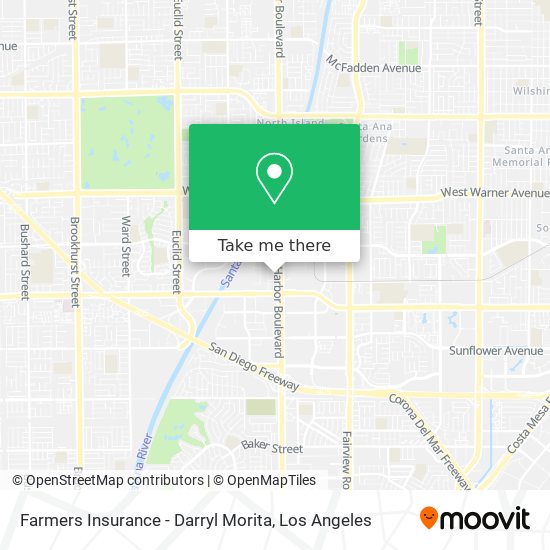 Mapa de Farmers Insurance - Darryl Morita