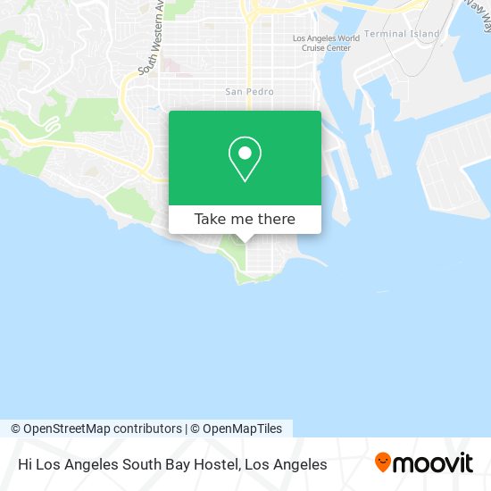 Hi Los Angeles South Bay Hostel map