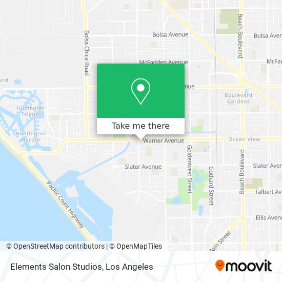 Elements Salon Studios map