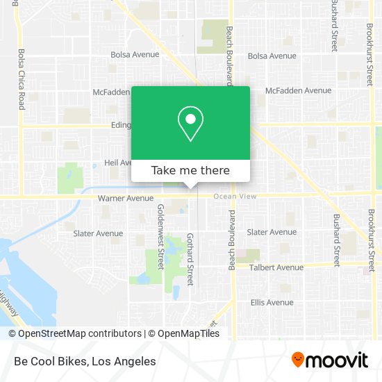 Be Cool Bikes map