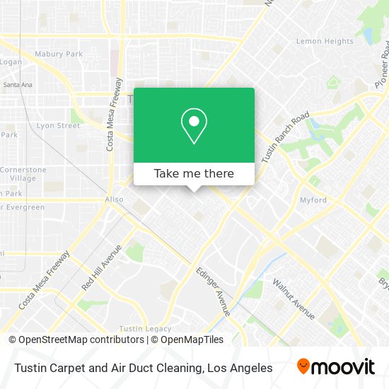 Mapa de Tustin Carpet and Air Duct Cleaning