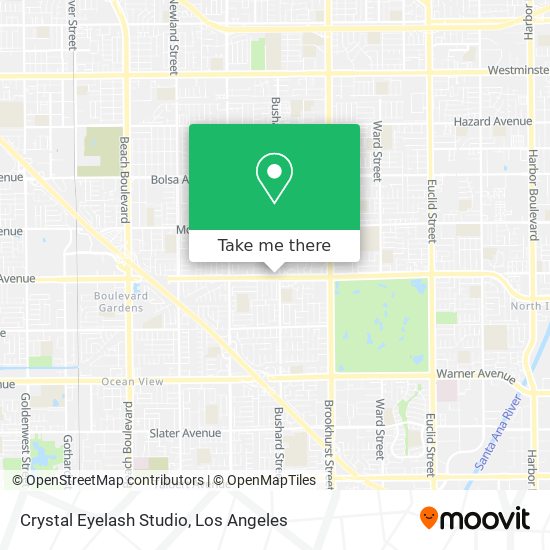 Mapa de Crystal Eyelash Studio