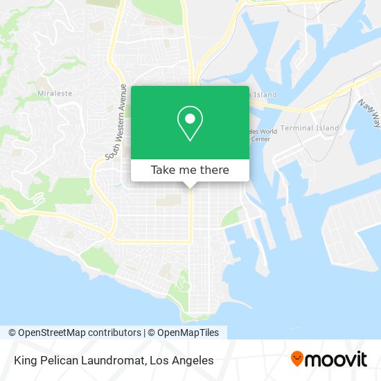 King Pelican Laundromat map