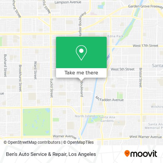 Ben's Auto Service & Repair map