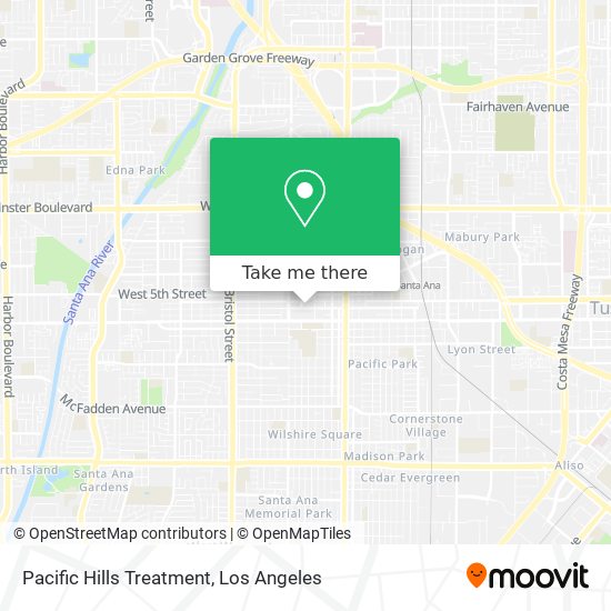 Pacific Hills Treatment map