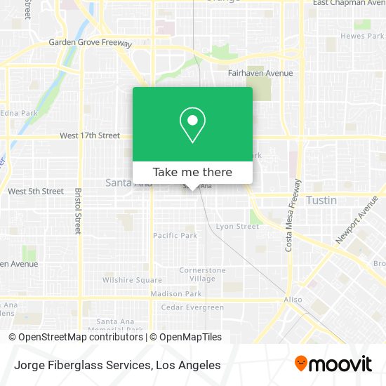 Jorge Fiberglass Services map