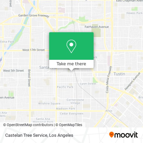 Mapa de Castelan Tree Service