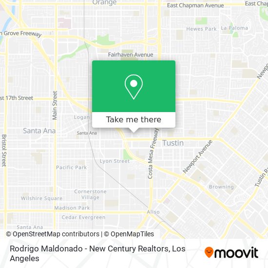 Rodrigo Maldonado - New Century Realtors map