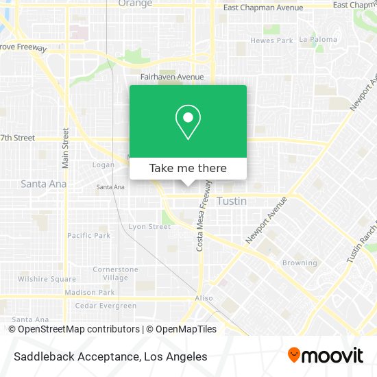 Saddleback Acceptance map