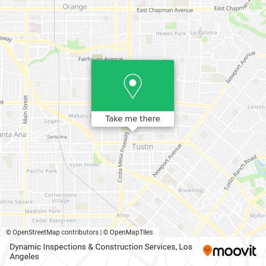 Mapa de Dynamic Inspections & Construction Services