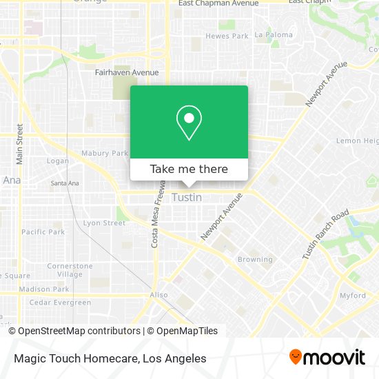 Magic Touch Homecare map