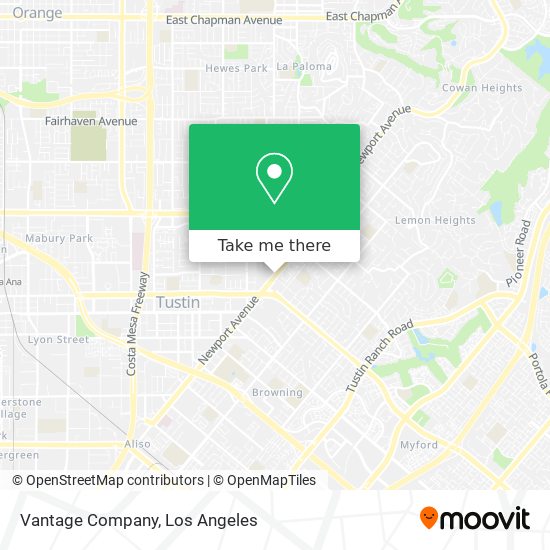 Vantage Company map