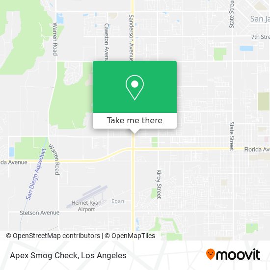 Mapa de Apex Smog Check