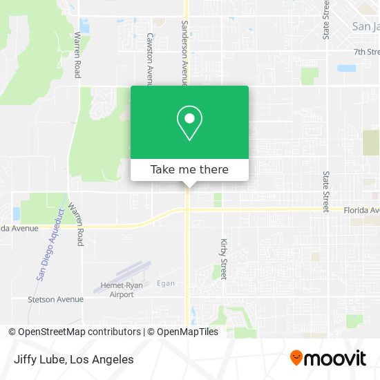 Jiffy Lube map