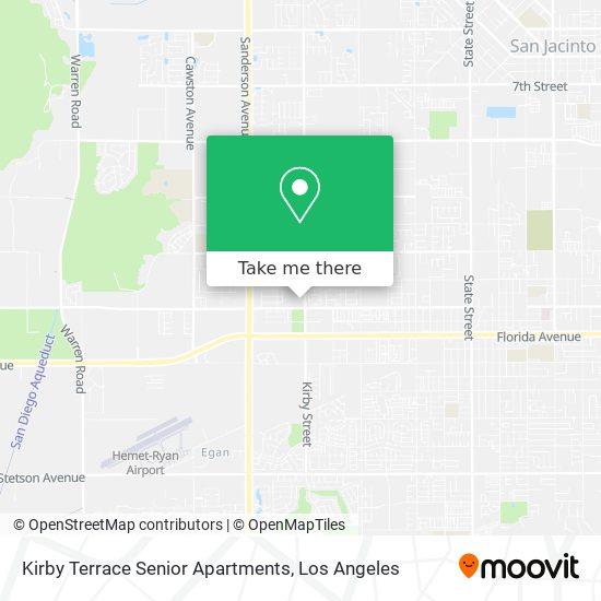 Mapa de Kirby Terrace Senior Apartments