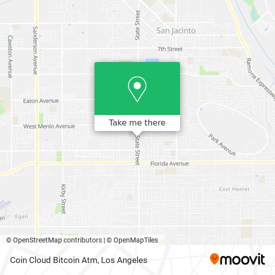 Coin Cloud Bitcoin Atm map