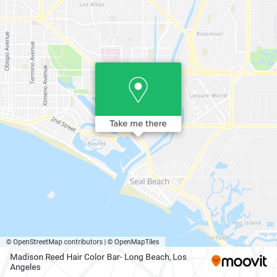 Madison Reed Hair Color Bar- Long Beach map
