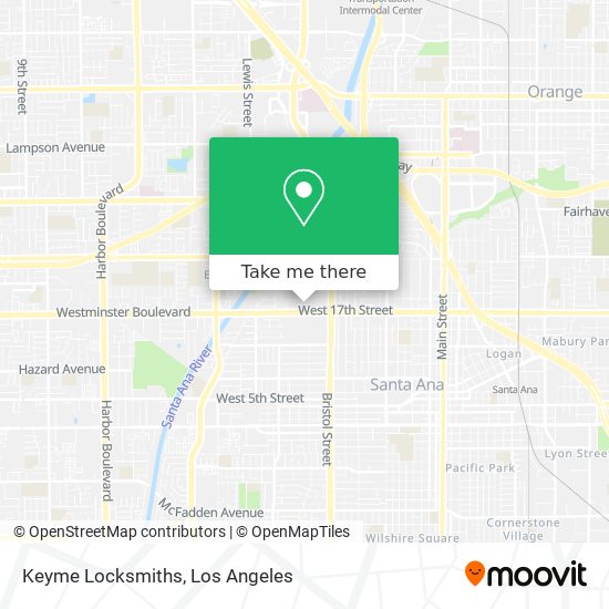 Keyme Locksmiths map