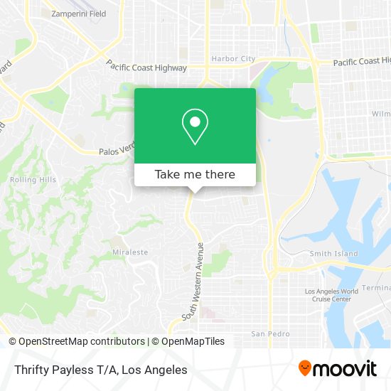 Mapa de Thrifty Payless T/A