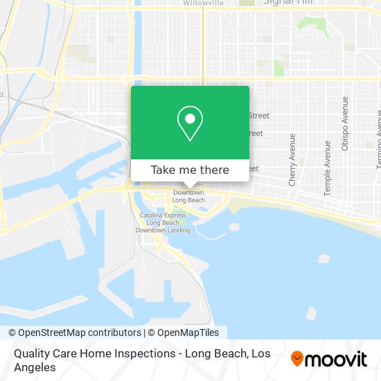 Mapa de Quality Care Home Inspections - Long Beach