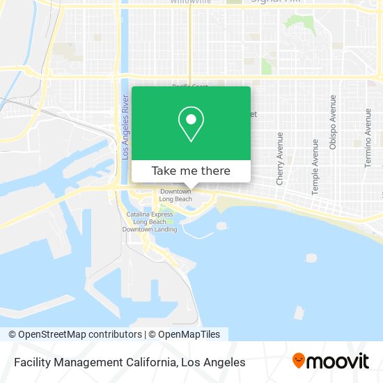 Mapa de Facility Management California