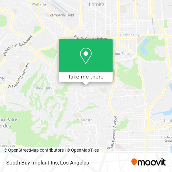 South Bay Implant Ins map