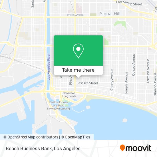 Beach Business Bank map