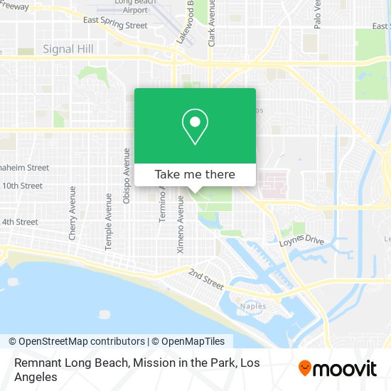 Mapa de Remnant Long Beach, Mission in the Park