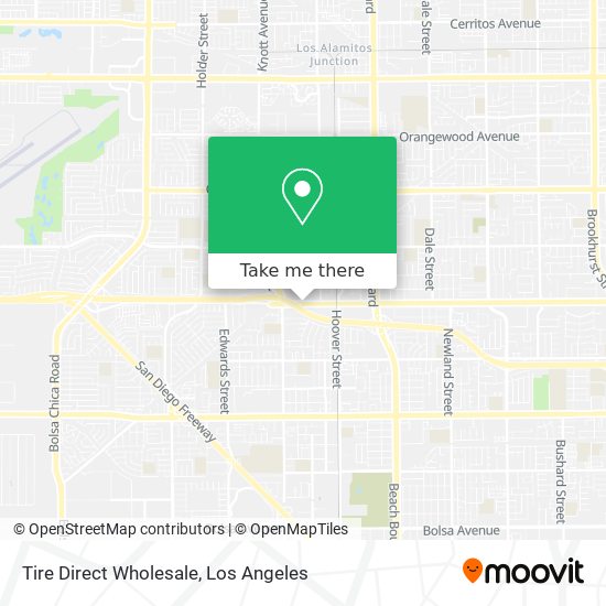 Tire Direct Wholesale map